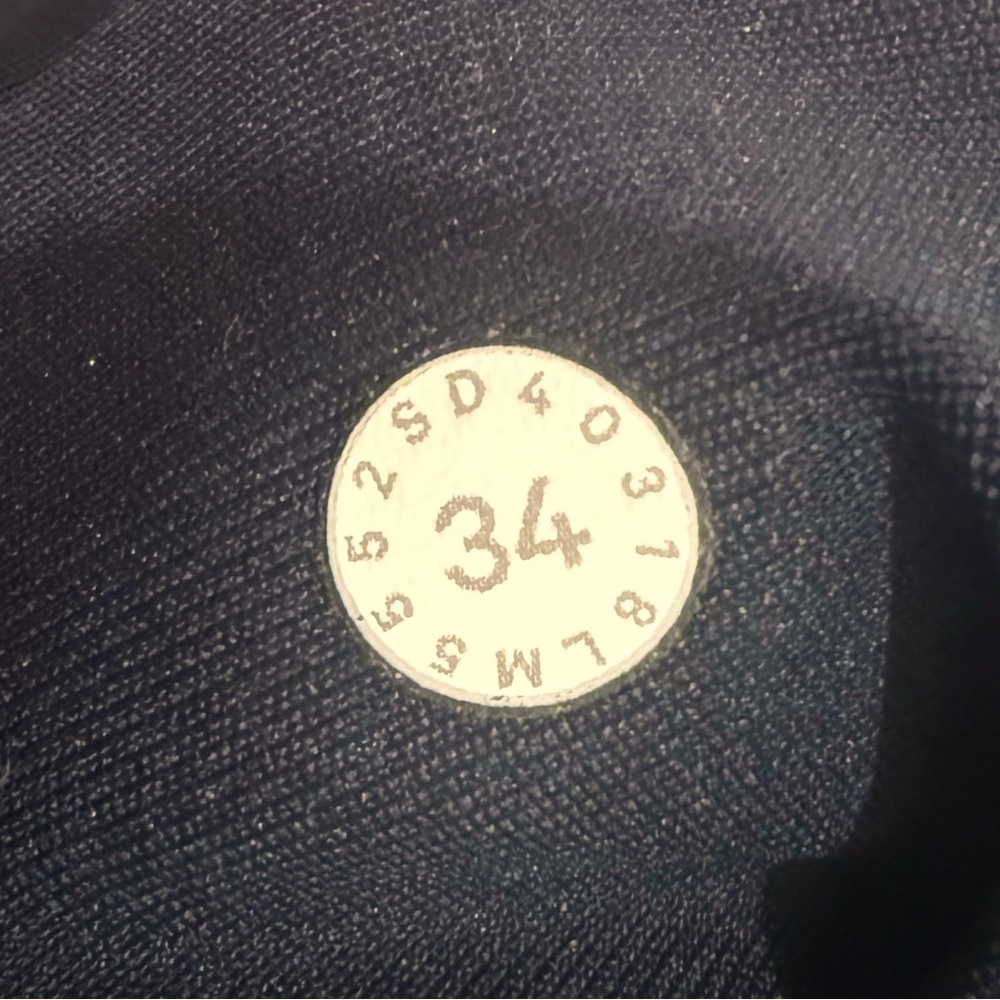 Lululemon ABC Pant Slim 34" warpstreme true navy reflective cuffs anti wrinkle - Picture 14 of 16